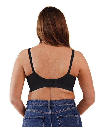 Bravado Silk Seamless Sheer Nursing Bra Black S-1875027396432891905