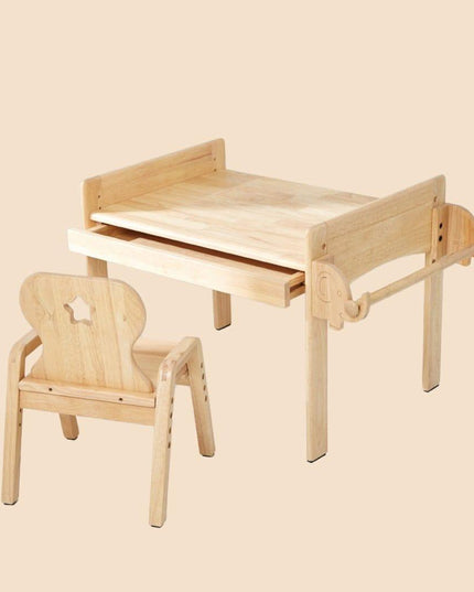 Bunny Tickles Primary Adjustable Table and Chair Set Star-1875027382147092486