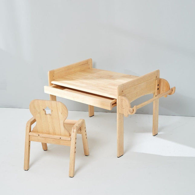 Bunny Tickles Primary Adjustable Table and Chair Set Car-1875027381845102592