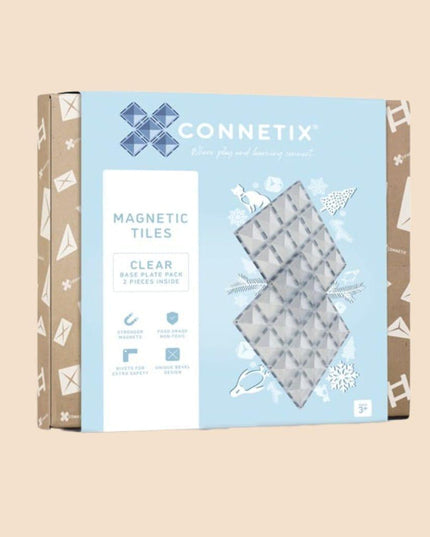 Connetix Tiles 2 Piece Base Plate Lemon - Peach-1875027391961763849