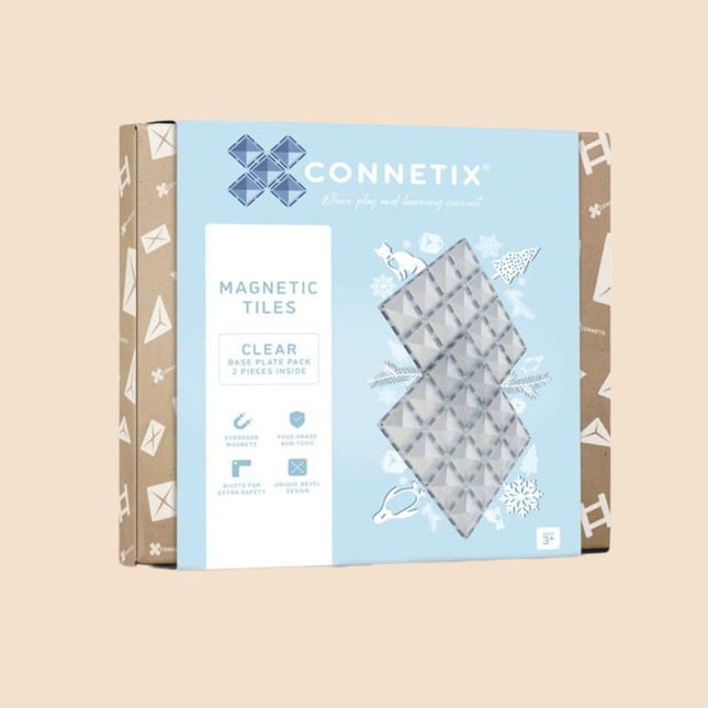 Connetix Tiles 2 Piece Base Plate Lemon - Peach-1875027391961763849