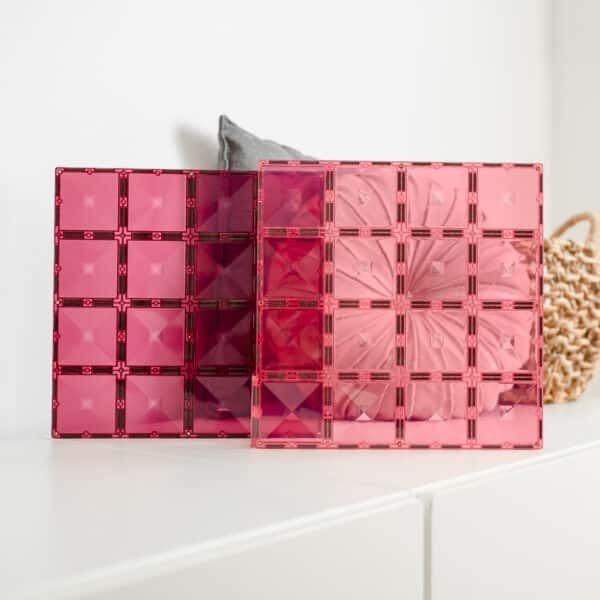 Connetix Tiles 2 Piece Base Plate Lemon - Peach-1875027391961763841