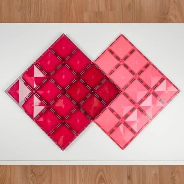 Connetix Tiles 2 Piece Base Plate Lemon - Peach-1875027391961763842