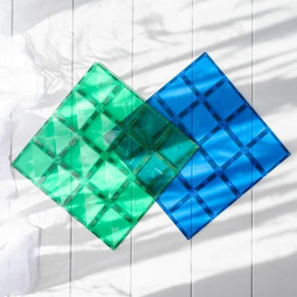 Connetix Tiles 2 Piece Base Plate Lemon - Peach-1875027391961763844