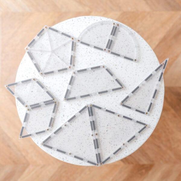 Connetix Tiles Clear Shape Expansion Pack 24 pc-1875027391810768898