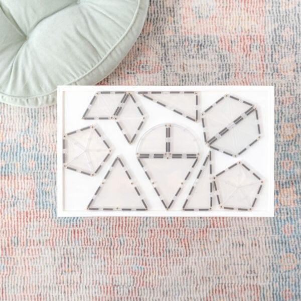 Connetix Tiles Clear Shape Expansion Pack 24 pc-1875027391810768900