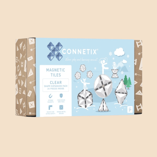 Connetix Tiles Clear Shape Expansion Pack 24 pc-1875027391810768903