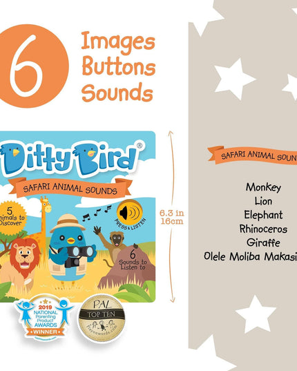 Ditty Bird - Safari Animal Sounds-1875027459729133569