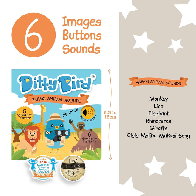 Ditty Bird - Safari Animal Sounds-1875027459729133569