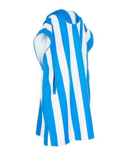 Dock & Bay Adult Poncho Hooded Towel | Cabana Collection | Bondi Blue M-1875027425033850882