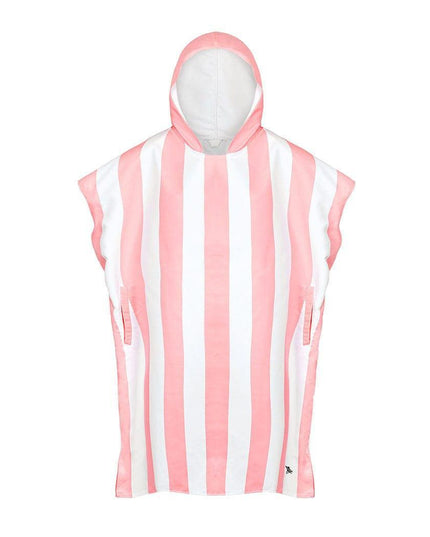 Dock & Bay Adult Poncho Hooded Towel | Cabana Collection | Malibu Pink S-1875027425365200900