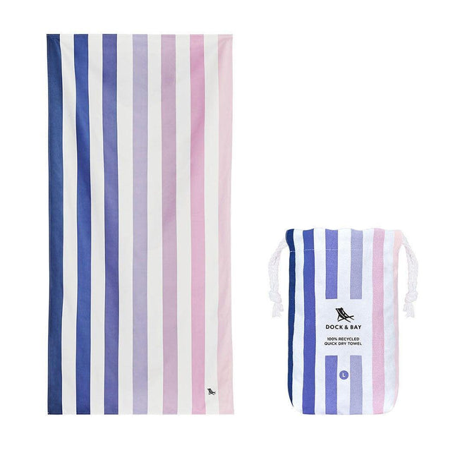Dock & Bay Beach Towel Cabana Collection L | Quick Dry | Dusk To Dawn-1875027436522049536