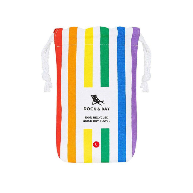 Dock & Bay Beach Towel Cabana Collection L | Quick Dry | Rainbow Skies-1875027436979228676