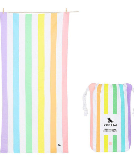 Dock & Bay Beach Towel Cabana Collection L | Quick Dry | Unicorn Waves-1875027437121835008