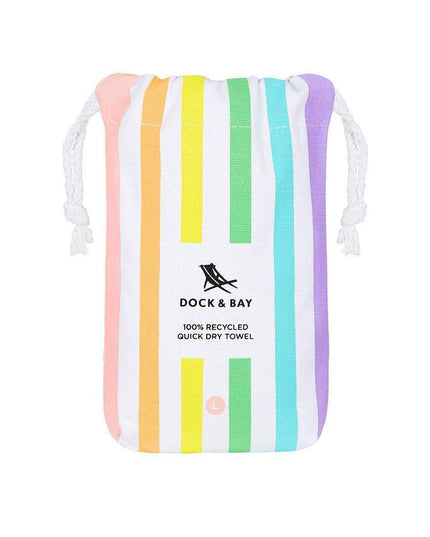 Dock & Bay Beach Towel Cabana Collection L | Quick Dry | Unicorn Waves-1875027437121835011