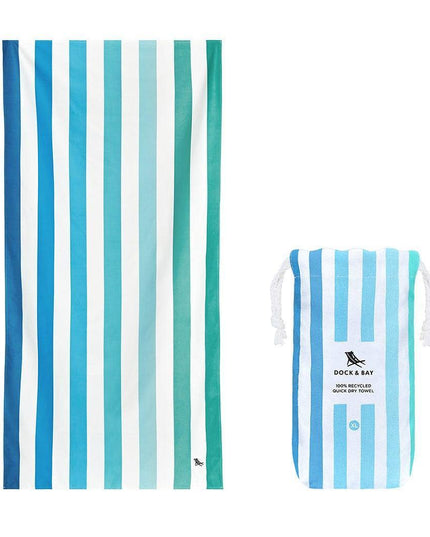 Dock & Bay Beach Towel Cabana Collection XL | Quick Dry | Endless River-1875027400962740224