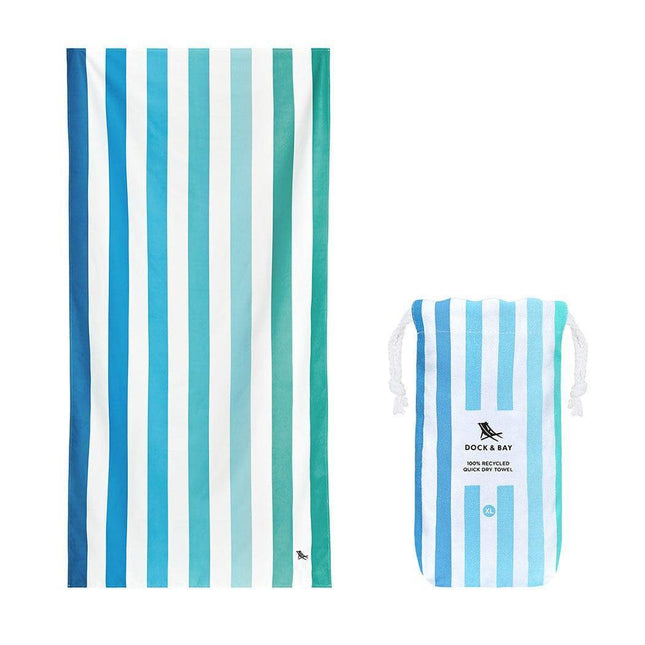 Dock & Bay Beach Towel Cabana Collection XL | Quick Dry | Endless River-1875027400962740224