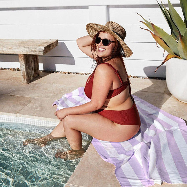 Dock & Bay Beach Towel Cabana Collection XL | Quick Dry | Lombok Lilac-1875027436387831809