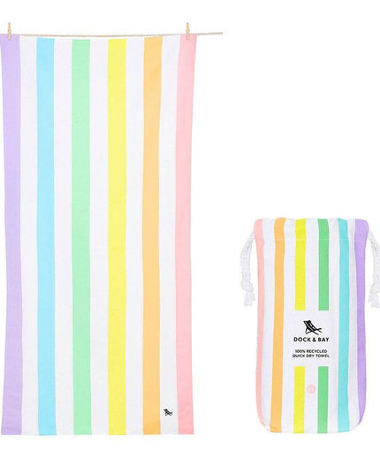 Dock & Bay Beach Towel Cabana Collection XL | Quick Dry | Unicorn Waves-1875027401252147200
