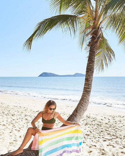Dock & Bay Beach Towel Cabana Collection XL | Quick Dry | Unicorn Waves-1875027401252147201