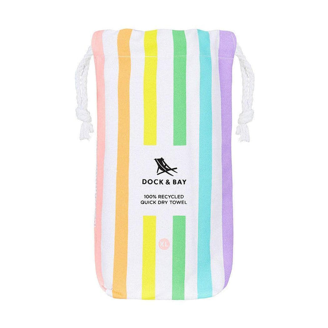 Dock & Bay Beach Towel Cabana Collection XL | Quick Dry | Unicorn Waves-1875027401252147203