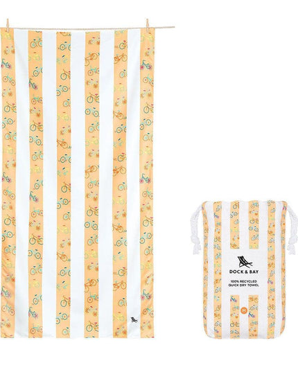 Dock & Bay KIDS Beach Towel | Quick Dry | Bike Bike Baby-1875027460685434880