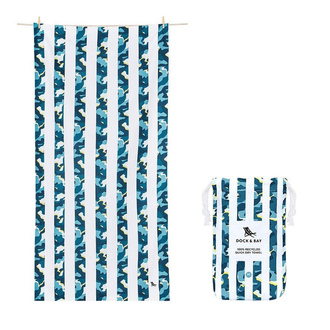 Dock & Bay KIDS Beach Towel | Quick Dry | Cool Camo-1875027460819652608