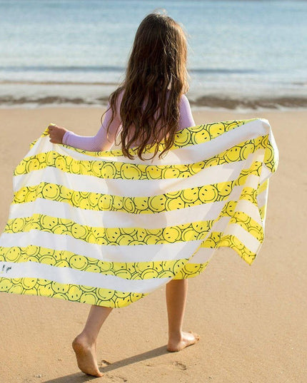 Dock & Bay KIDS Beach Towel | Quick Dry | Smiley-1875027471712260098