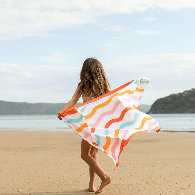Dock & Bay KIDS Beach Towel | Quick Dry | Squiggly-1875027461239083009