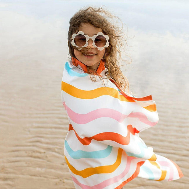 Dock & Bay KIDS Beach Towel | Quick Dry | Squiggly-1875027461239083010