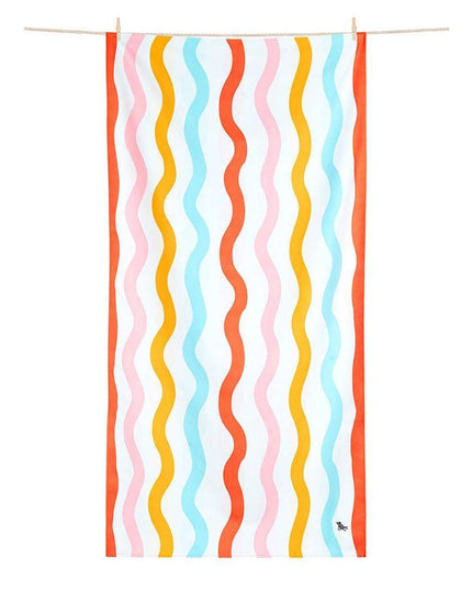 Dock & Bay KIDS Beach Towel | Quick Dry | Squiggly-1875027461239083013