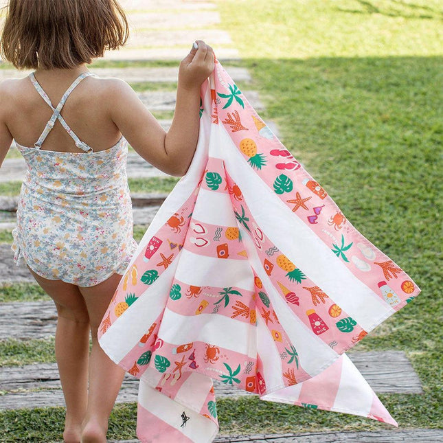 Dock & Bay KIDS Beach Towel | Quick Dry | Vacay Vibes-1875027460538634241