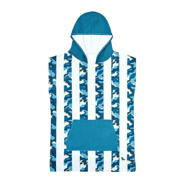 Dock & Bay KIDS Poncho Hooded Towel - Cool Camo XS (2-4yrs)-1875027438862471174