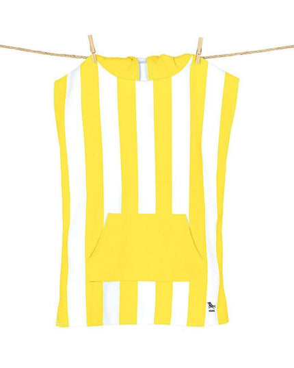 Dock & Bay KIDS Poncho Hooded Towel -Mini Cabana Collection-Boracay Yellow S (4-7yrs)-1875027437700648963