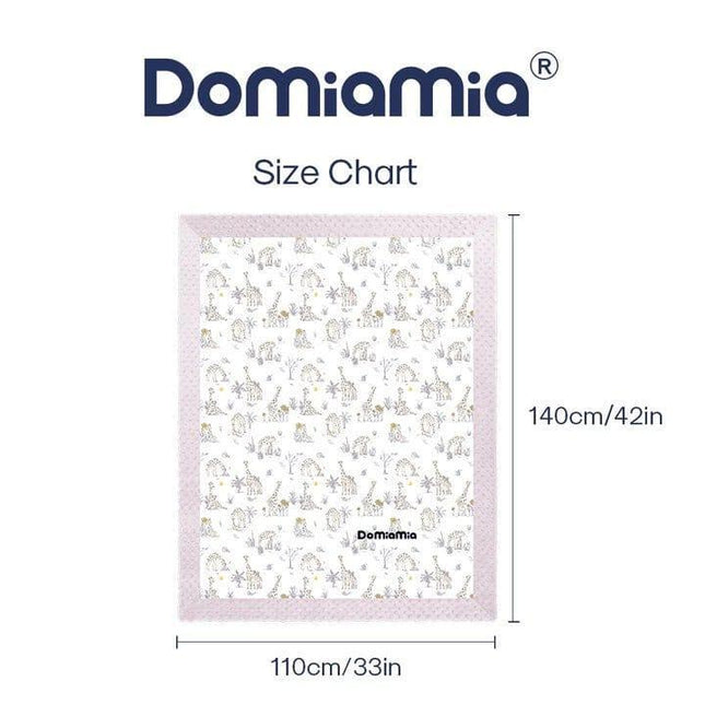 Domimia Thick Padded Minky Cotton Kids Blanket - 2.5 tog Wildflower Boquet-1875027393329106945
