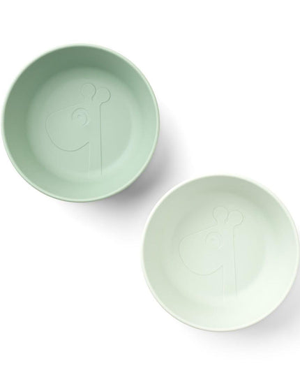 Done by Deer Kiddish Raffi Bowl 2 Pack-Green-1875027480298000385