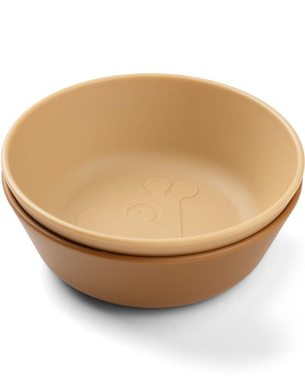 Done by Deer Kiddish Raffi Bowl 2 Pack-Mustard-1875027480440606720