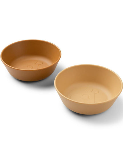 Done by Deer Kiddish Raffi Bowl 2 Pack-Mustard-1875027480440606725