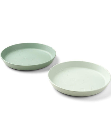 Done by Deer Kiddish Raffi Plate 2 Pack-Green-1875027478821605378