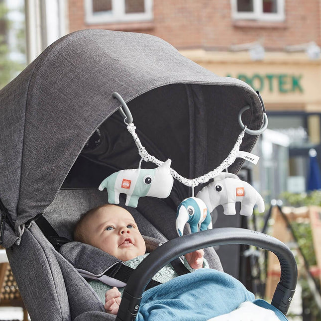 Done by Deer Pram Toy Deer Friends- Blue-1875027484169342977