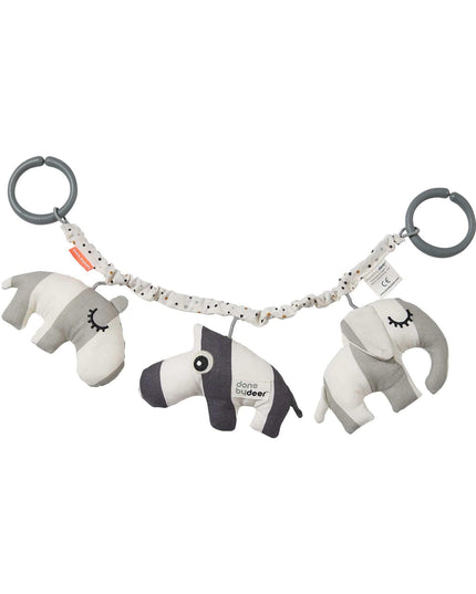Done by Deer Pram Toy Deer Friends- Grey-1875027483896713216