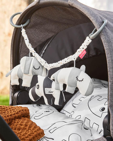 Done by Deer Pram Toy Deer Friends- Grey-1875027483896713217