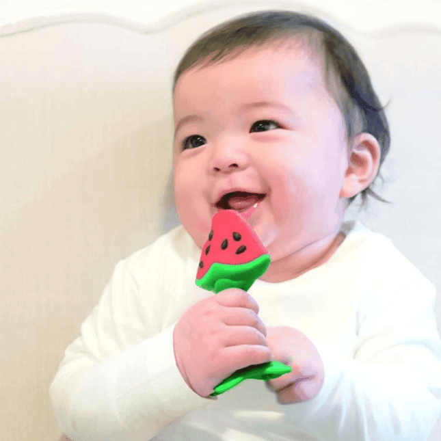 EDISON mama Kamikami Baby Teether 3D Watermelon-1875027477898858499