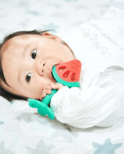 EDISON mama Kamikami Baby Teether  Apple-1875027451176947714