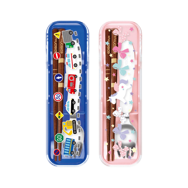 EDISON mama Portable Spork Set with Case Working Car-1875027486195191809