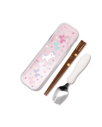 EDISON mama Portable Spork Set with Case Unicorn-1875027486333603843