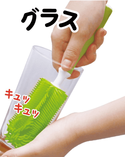 EDISON mama Silicone Baby Bottle Brush Green-1875027477357793285