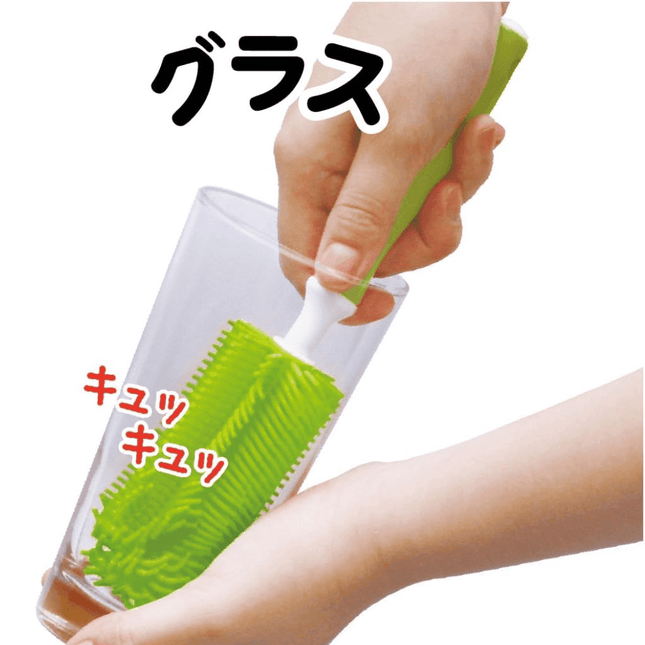 EDISON mama Silicone Baby Bottle Brush Green-1875027477357793285