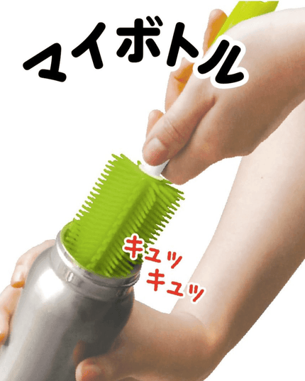 EDISON mama Silicone Baby Bottle Brush Green-1875027477357793287