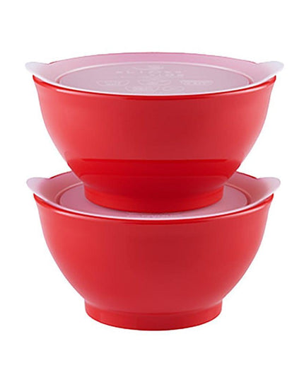 Elipse Kids Spill-Proof Anti-Slip Bowl Stage 1 8oz | Twin Pack with Lid Blue-1875027464447725568
